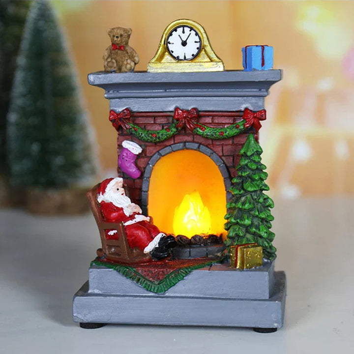 Décoration de Noël Lumière MerryGlow | Design Cartoon | Figurine LED avec batterie | Pour salon, chambre d'enfant et jardin
