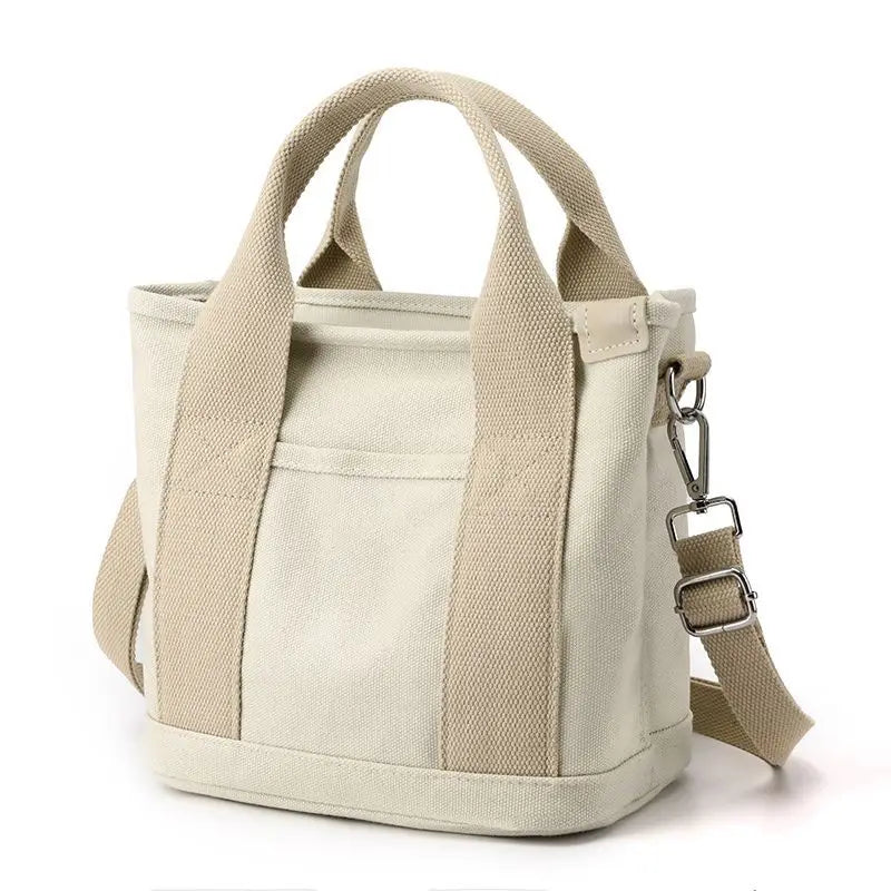 Sac à main Damentasche Tovèra CanvasMini | Petit sac bandoulière avec fermeture éclair | Sac en toile à la mode | 23×15×21 cm