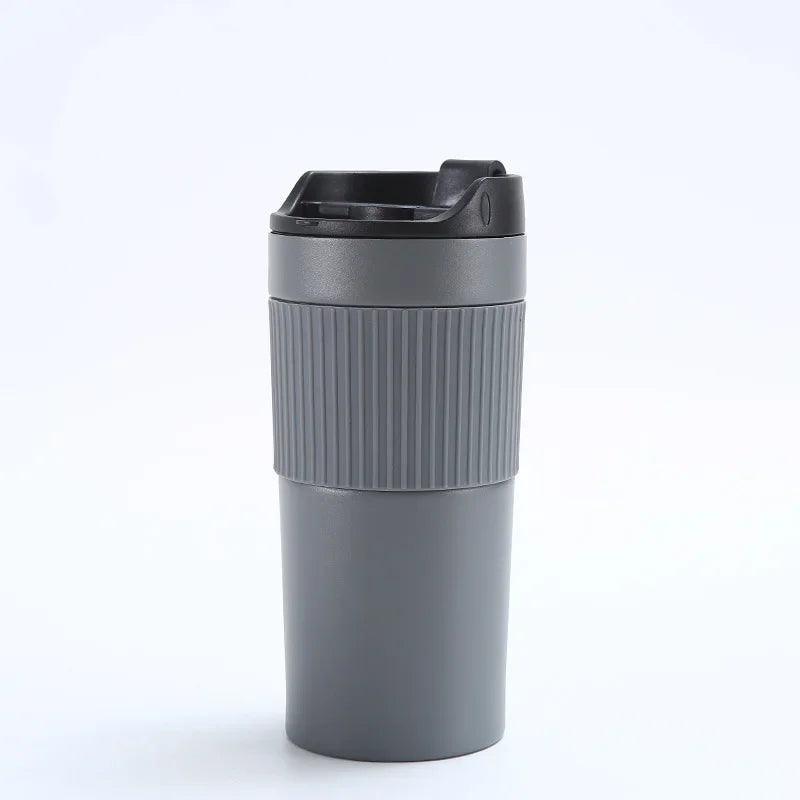 BrewMate Go | Presse Française Isolée To-Go | 420 ml | Acier Inoxydable | Double Paroi & Anti-Fuite