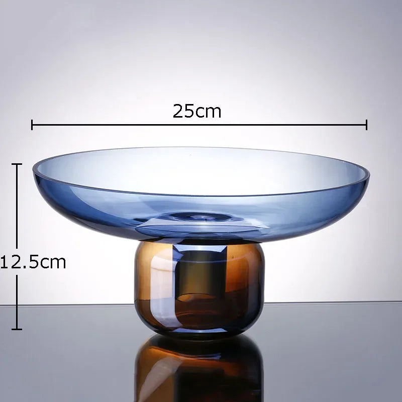 Aurelia | Vase en verre avec dégradé de couleurs | Amovible & Moderne | Pour fleurs coupées & fleurs artificielles