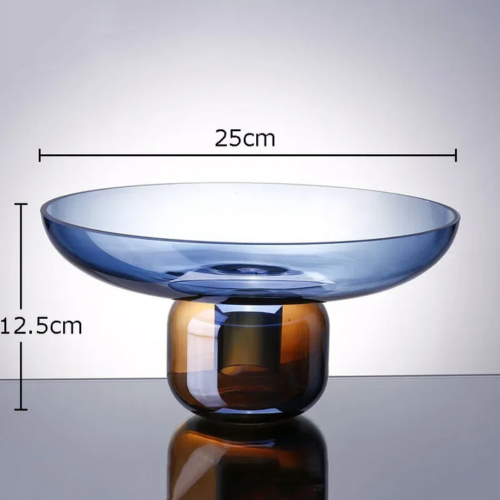 Aurelia | Vase en verre avec dégradé de couleurs | Amovible & Moderne | Pour fleurs coupées & fleurs artificielles