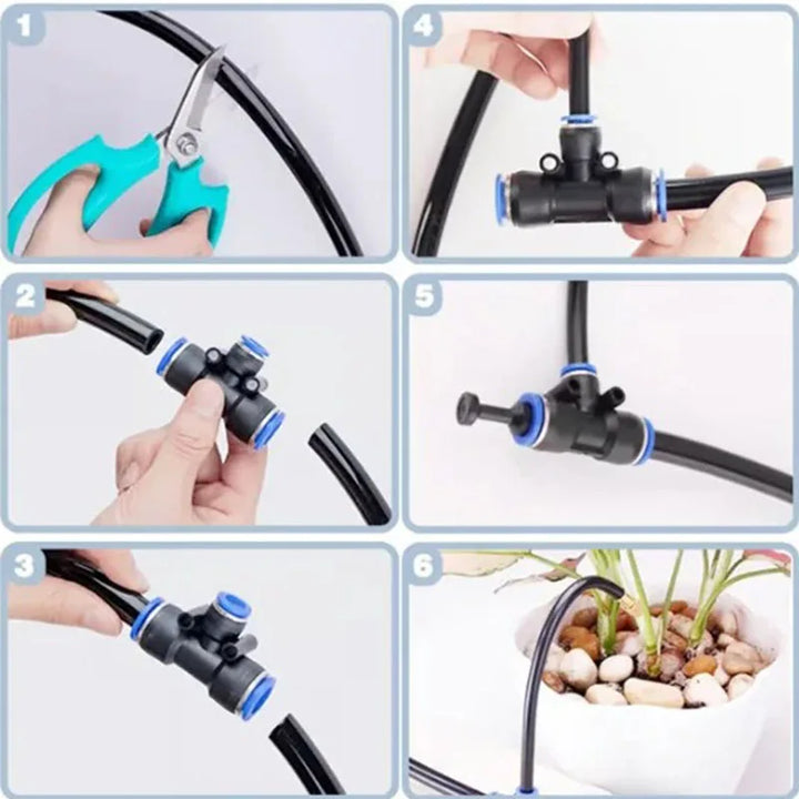 AquaFlex360 – Entretien de jardin intelligent, goutte à goutte