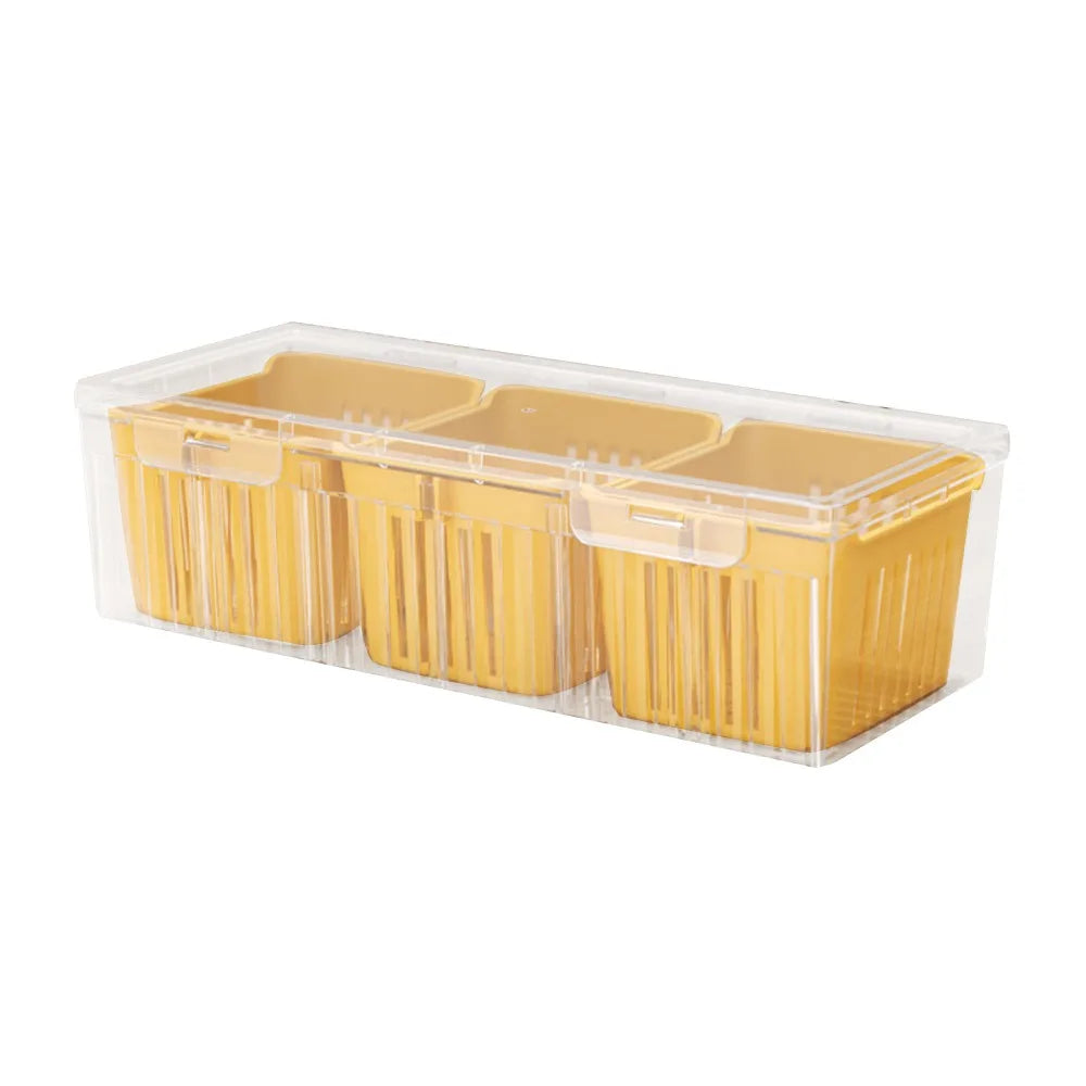 Organixo | Boîte de rangement | Compacte & Empilable | ABS | 22,7 x 9 x 6,7 cm