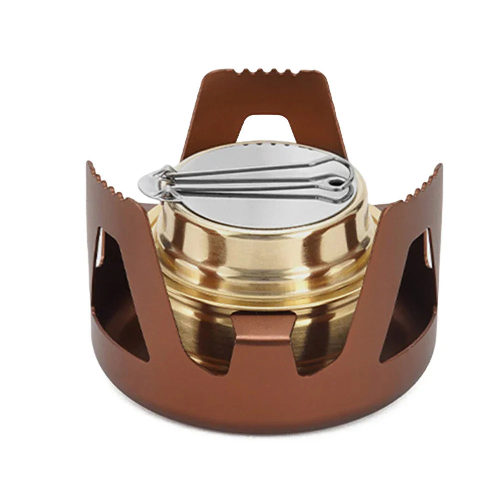 Flamero Réchaud Spirituskocher | Flamme Réglable | Combustion à 360° | Compact & Stable