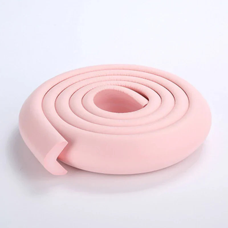 Protection pour enfants SafeEdge | Bande de protection de 2 m | Mousse douce & extra épaisse | Pour bords de meubles & coins de table