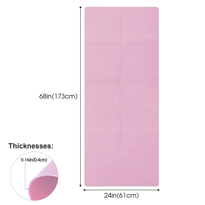 YogaMat ProBalance | Épaisseur de 4 mm | Antidérapante & Amortissante | Légère & Portable