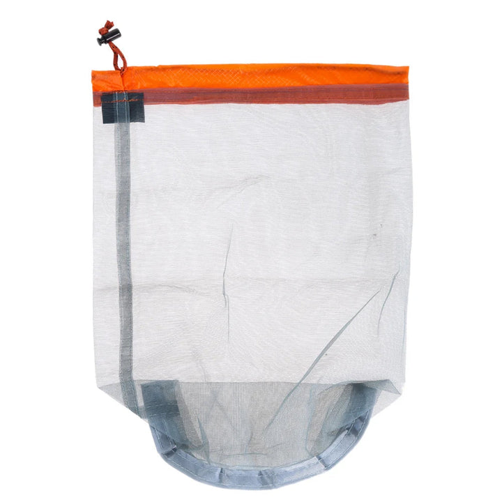 TrekSack MeshLite Sac en Maille Ultra Léger | Sac à Dos Respirant avec Cordon de Serrage | Différentes Tailles S–XXL | Pour la Randonnée, le Camping & les Voyages