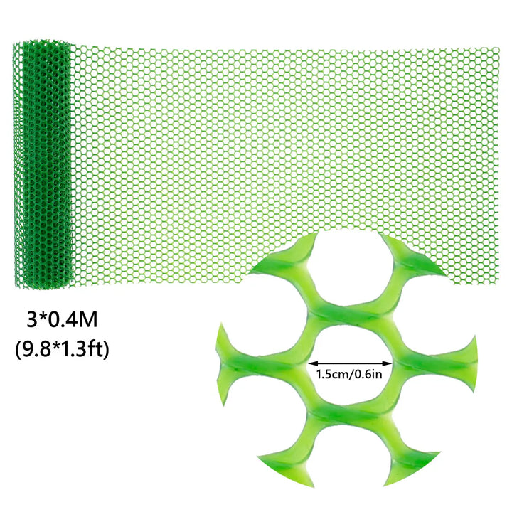 FlexGuard Mesh | Filet de protection en plastique pour jardin & protection des troncs d'arbres | 300 × 40 cm / 600 × 40 cm | Résistant aux intempéries & découpable