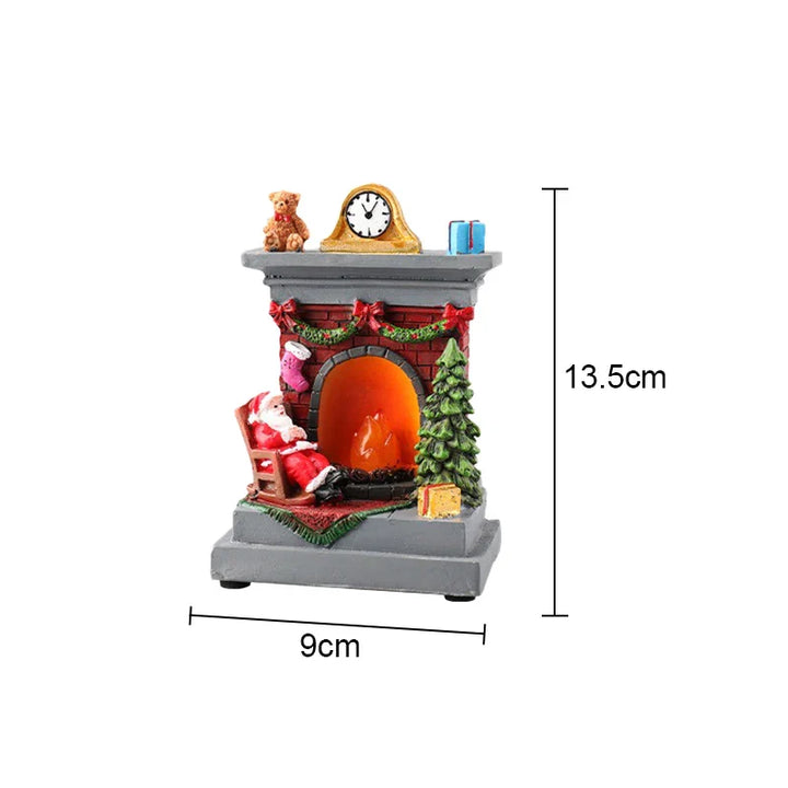 Décoration de Noël Lumière MerryGlow | Design Cartoon | Figurine LED avec batterie | Pour salon, chambre d'enfant et jardin