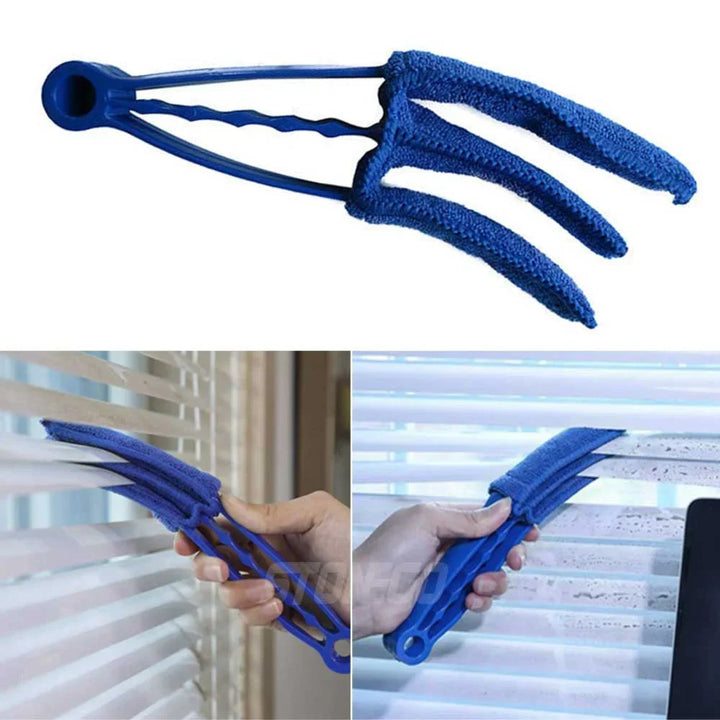 CleanBreeze | Nettoyeur de stores et de grilles de ventilation | Brosse en microfibre avec poignée | 21 × 2,2 cm