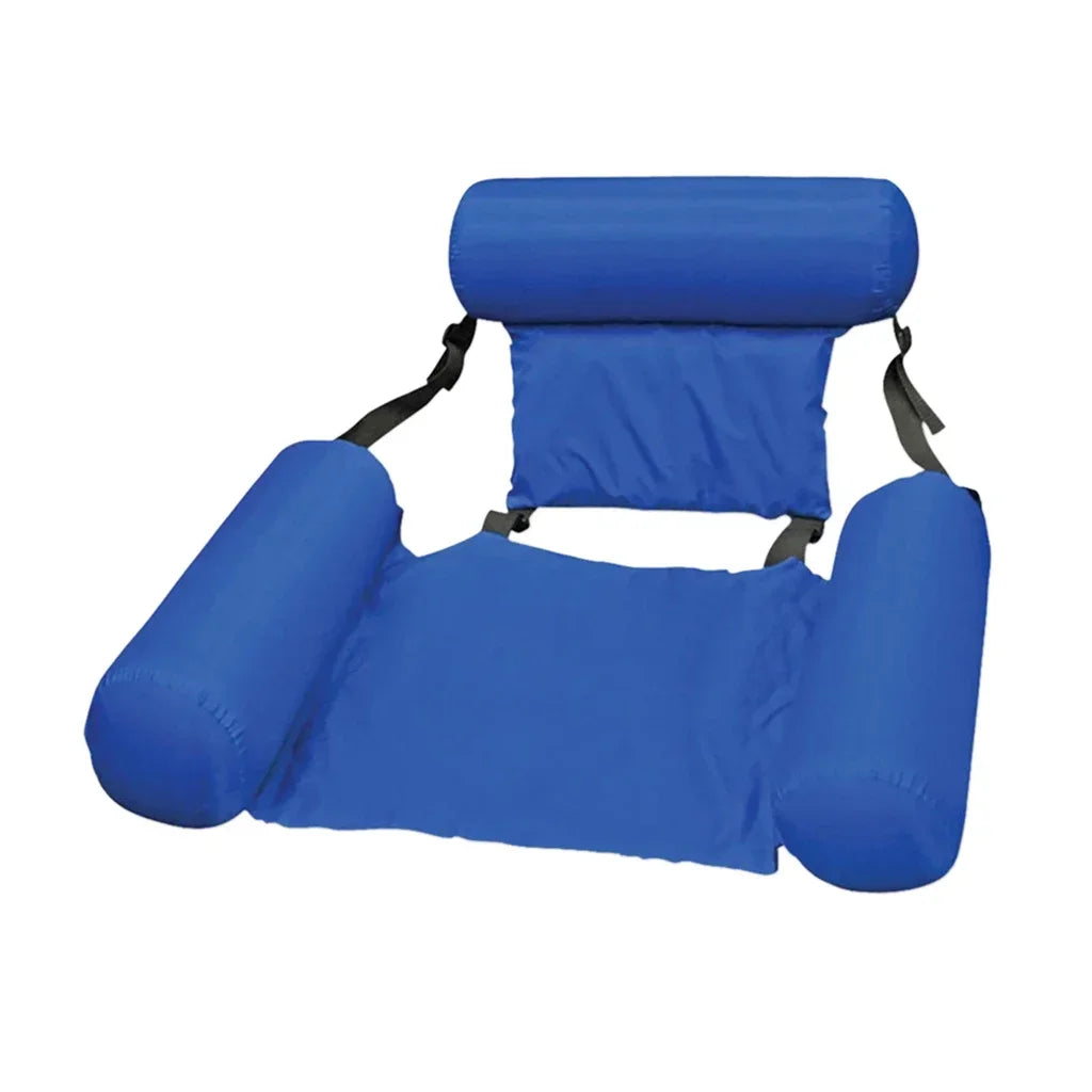 Chaise suspendue gonflable | Réglable & Portable | AquaLiva Pool-Lounge pour plage & piscine – 100×120 cm