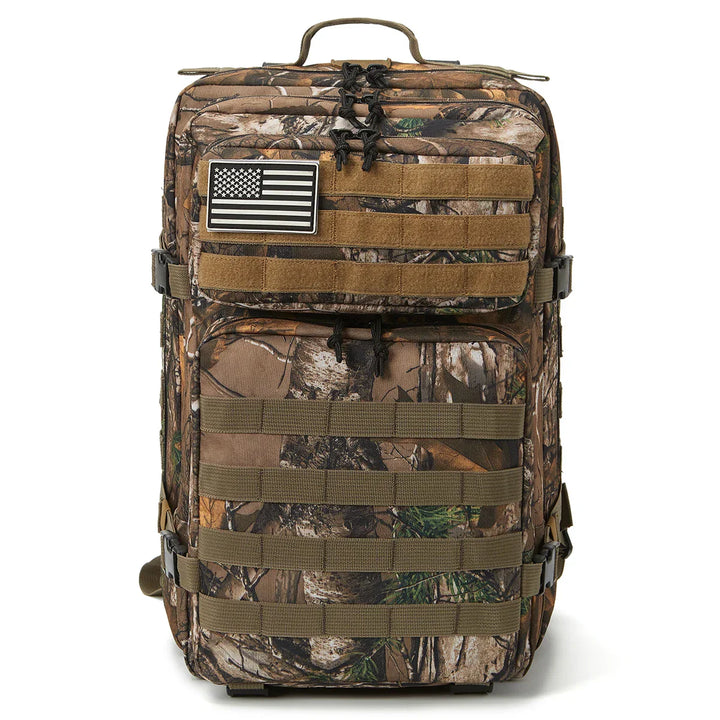 TACTICO45 45 L Sac à Dos d'Outdoor | Système Molle | Capacité de 3 Jours | Robuste & Multifonctionnel – Noir/Kaki/Olive