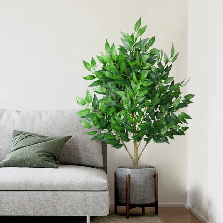 Plante Eucalyptus Artificielle | 42–64 cm | Feuilles en Soie | Décoration pour Maison, Bureau & Balcon