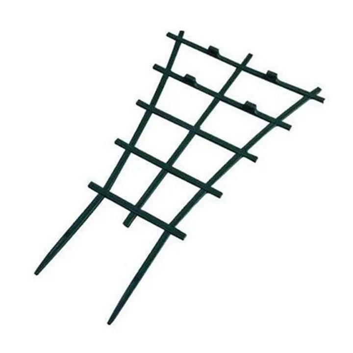 Vertura Support de Plantes 2 pièces | Aide à l'escalade pour pots de fleurs & légumes | Empilable & Résistant aux intempéries | Vert