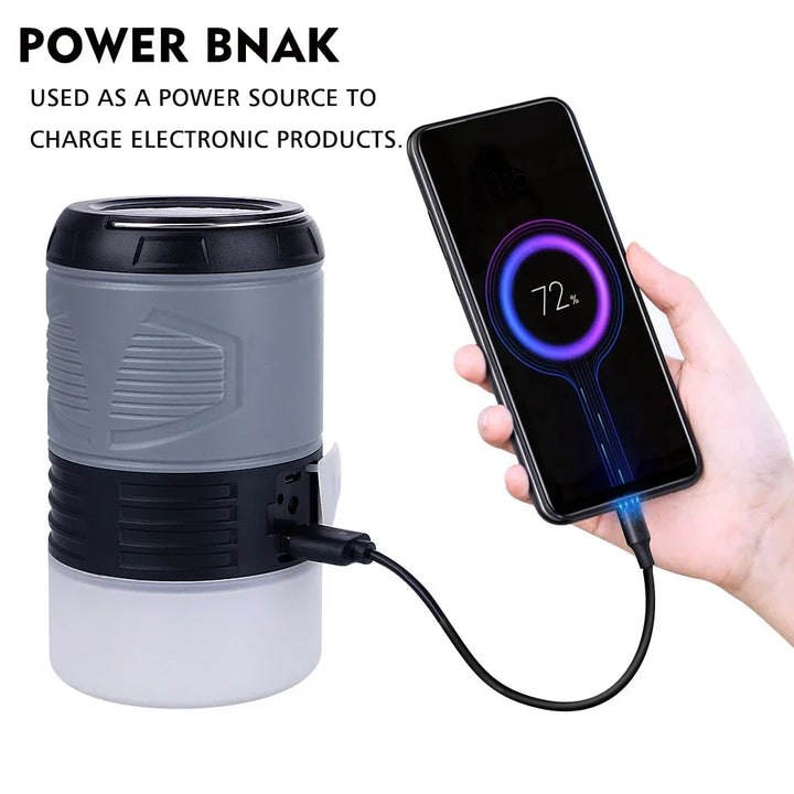 LumiGuard Lampe à LED Solaire Anti-Moustiques | Choc UV & Lumière d'Urgence | Rechargeable & Portable | Pour Camping & Jardin