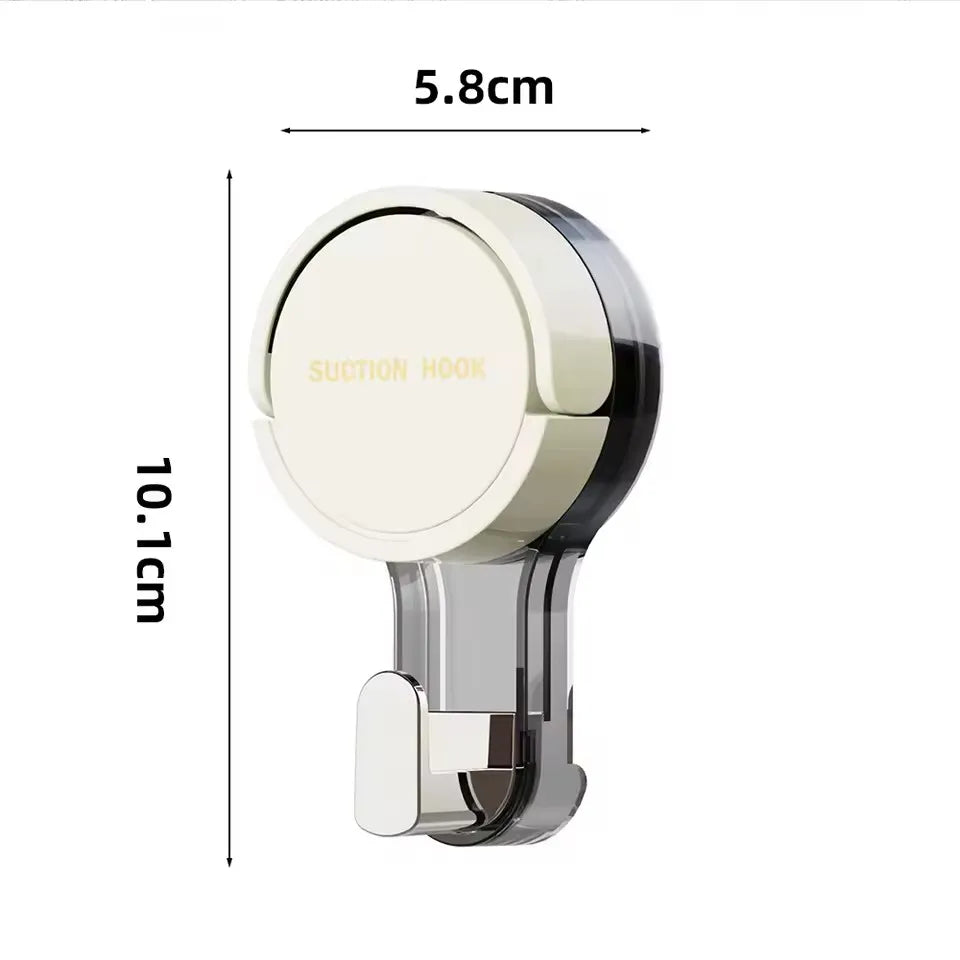 Crochet SaugFix | Sans Perçage | Réutilisable et Sans Residus | 10,1 × 5,8 × 3,4 cm | Idéal pour la Salle de Bain & la Cuisine