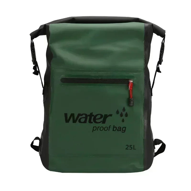 Sac à dos étanche AquaDryX 25L | Sac à dos flottant | Rolltop & Respirant | Idéal pour le kayak, le trekking & les activités de plein air