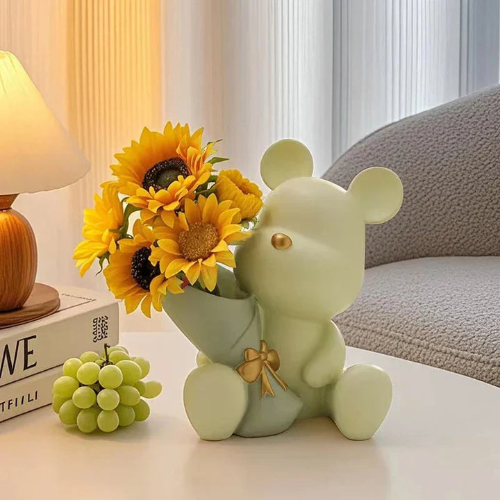 Vase Amora Bärchen | Mini Vase Bärchen | Design créatif | Idée déco & cadeau | Pour fleurs & décoration de table