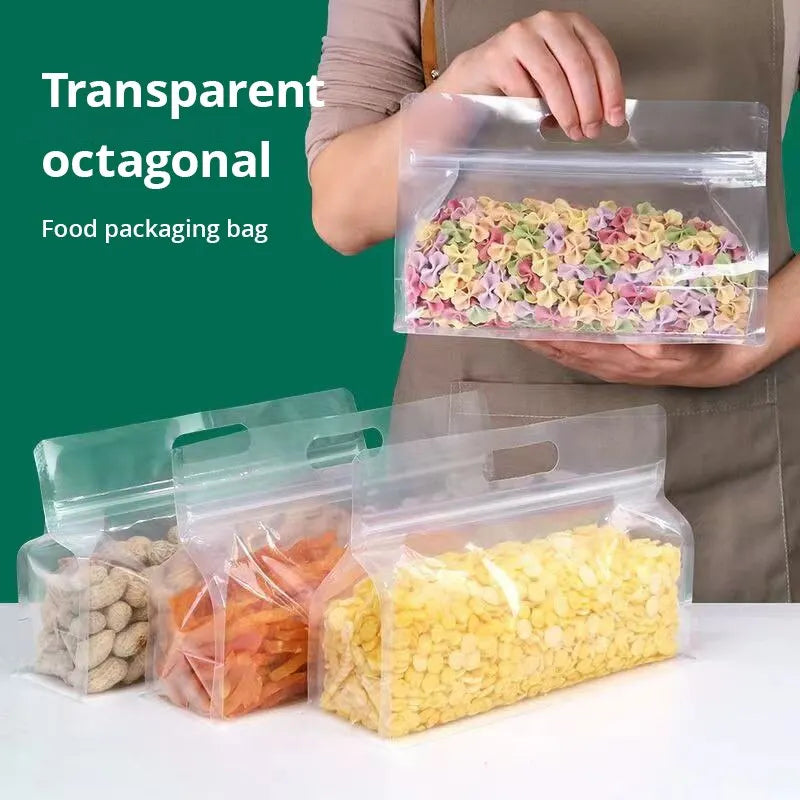 FreshGuard Sacs de rangement | Réutilisables & Étanches | Ensemble de 5 | 26×19 cm & 30×23 cm