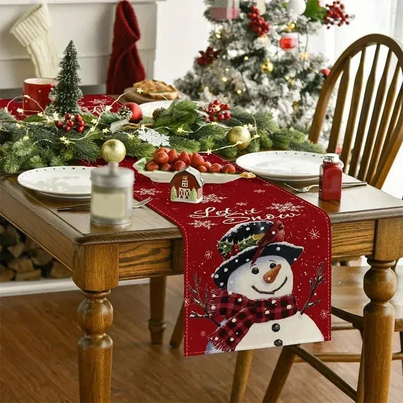WinterTable - Nappe de Noël en lin