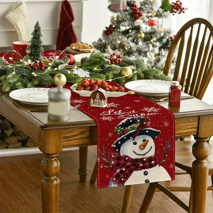 WinterTable - Nappe de Noël en lin