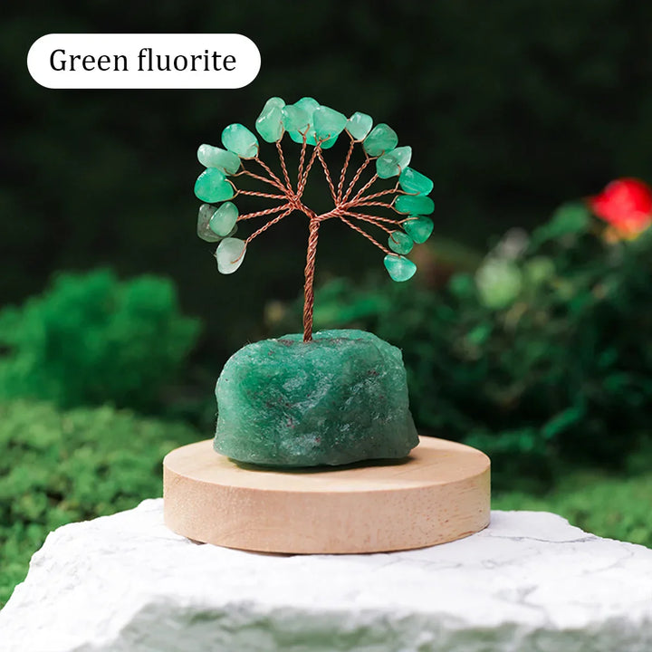 Arbre de Cristal Arbre de Vie | Fait à la main à partir de cristaux naturels | Décoration Feng Shui
