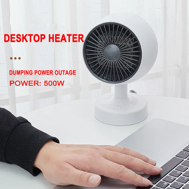 Thermolette | Mini Chauffage Portable | Chauffage Électrique Compact pour Bureau & Maison | Silencieux & Chauffage Rapide | Économique pour les Jours d'Hiver