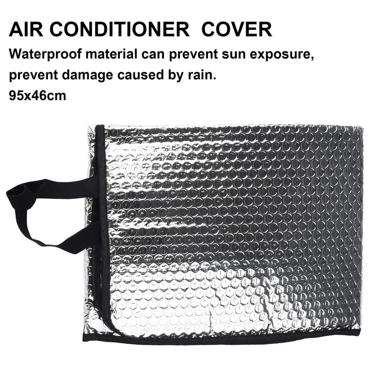 Housse de climatisation Climavera Shield95 | 46 × 95 cm | Imperméable & résistant aux UV | Pour unités extérieures – Protection contre le soleil, la pluie & la poussière