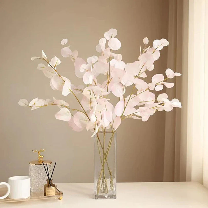Eukalia | Branches d'eucalyptus artificielles | 87 cm de longueur | Décoration de haute qualité pour la maison et les événements