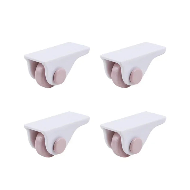 Rollino Roulettes Mini Auto-adhésives | Pivotant à 360° | Forte Capacité de Charge | Utilisation Universelle pour Boîtes & Rangement