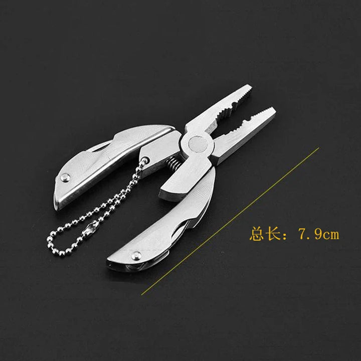 Mini-Multitool TrekMate | Pince pliante avec couteau | Format porte-clés | Outdoor & Camping