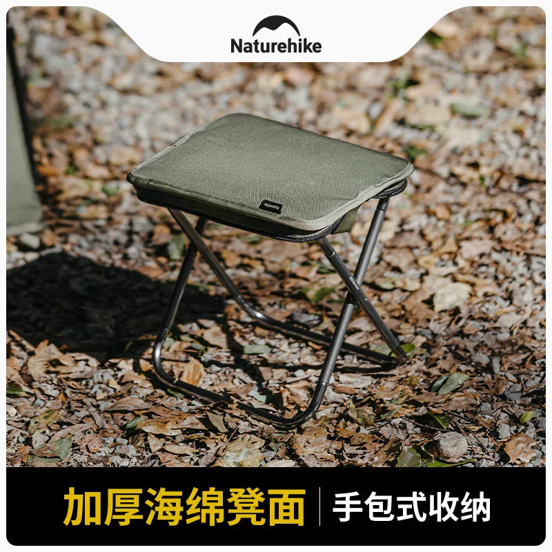TREKFORT Chaise Pliante Outdoor | Ultra légère & stable | Siège rembourré | Capacité de charge jusqu'à 120 kg | Pour le camping, la pêche & la randonnée