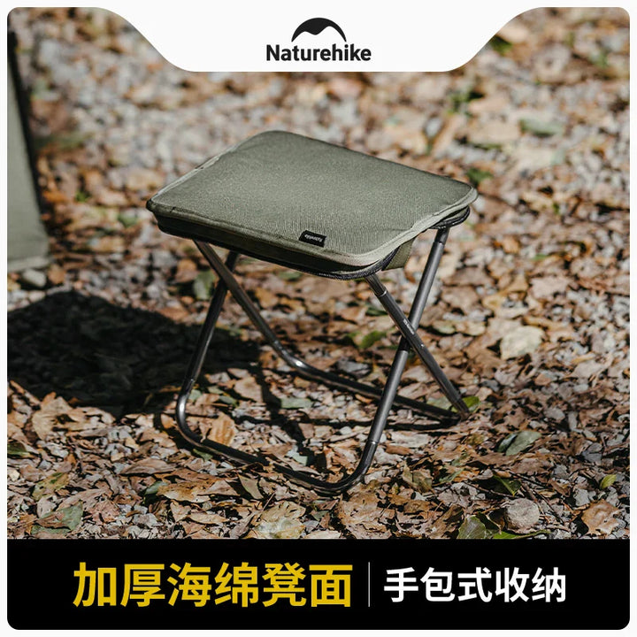TREKFORT Chaise Pliante Outdoor | Ultra légère & stable | Siège rembourré | Capacité de charge jusqu'à 120 kg | Pour le camping, la pêche & la randonnée