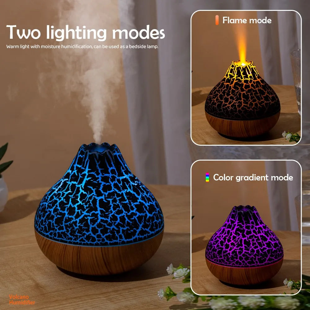Humidificateur d'Arome Vulano | Technologie Nano-Spray | Lumière nocturne 7 couleurs | Ultra-silencieux & Sûr