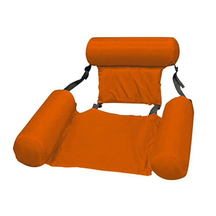 Chaise suspendue gonflable | Réglable & Portable | AquaLiva Pool-Lounge pour plage & piscine – 100×120 cm