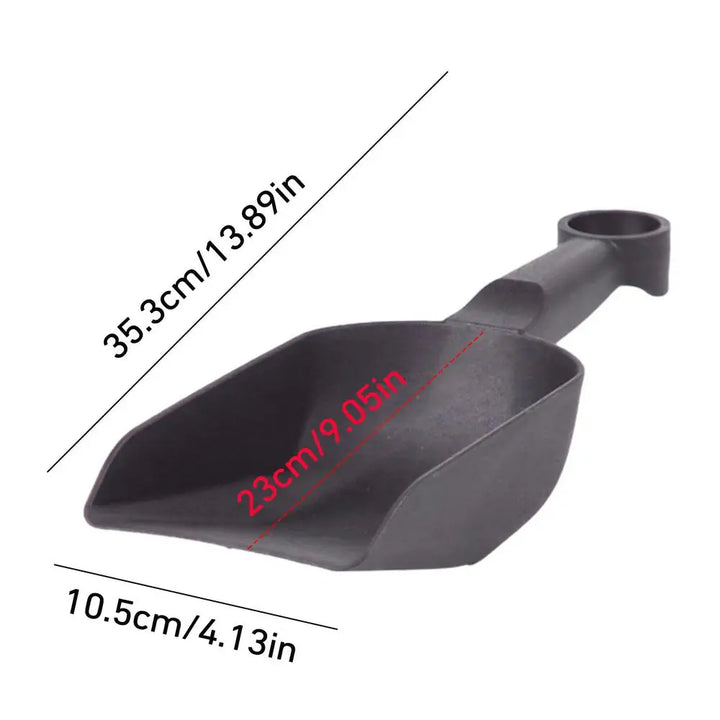 Plantiva Pelle de jardin en plastique | Poignée ergonomique | Gain de place & Léger | Disponible en 2 tailles