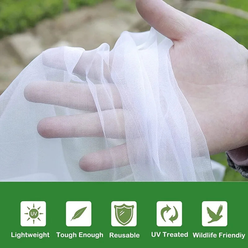 Naturaviso Filet de Jardin Insectes Protection | Résistant aux UV & Antirupture | Filet de protection des plantes contre les nuisibles & oiseaux