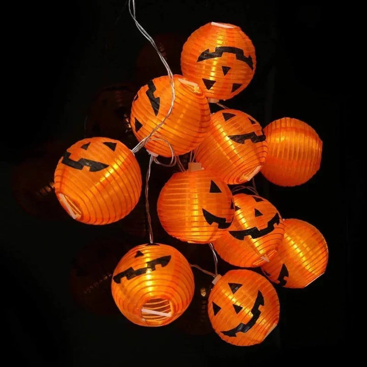 Lumora Glow Halloween Citrouille Guirlande LED | 1,5 m | 10 LEDs Blanc Chaud | Éclairage de Fête & Décoration