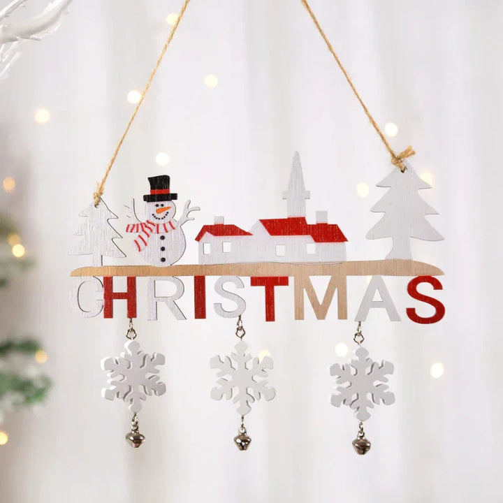 Décoration de Noël Gnome Nordique | Bois | Père Noël fait main | Décoration pour arbre, porte & maison
