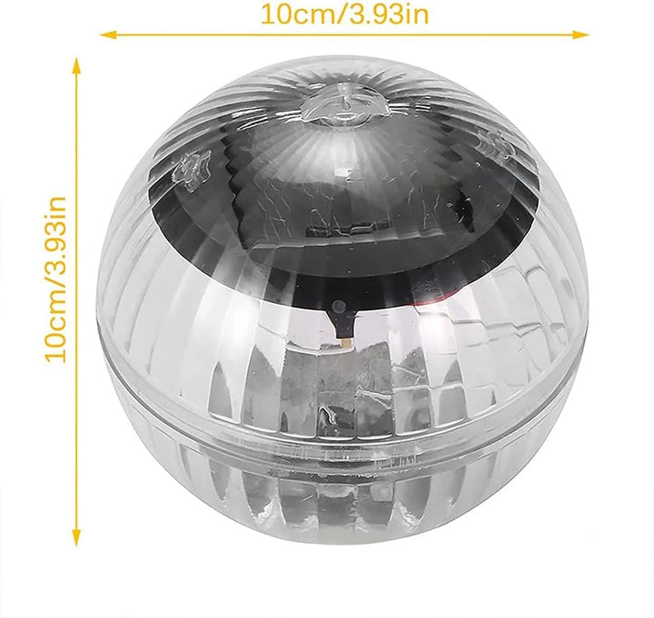 LumiGlobe Solar-Lampe Flottante | Changement de Couleur RGB | Boule LED Flottante IP65 | Pour Piscine, Étang & Jardin