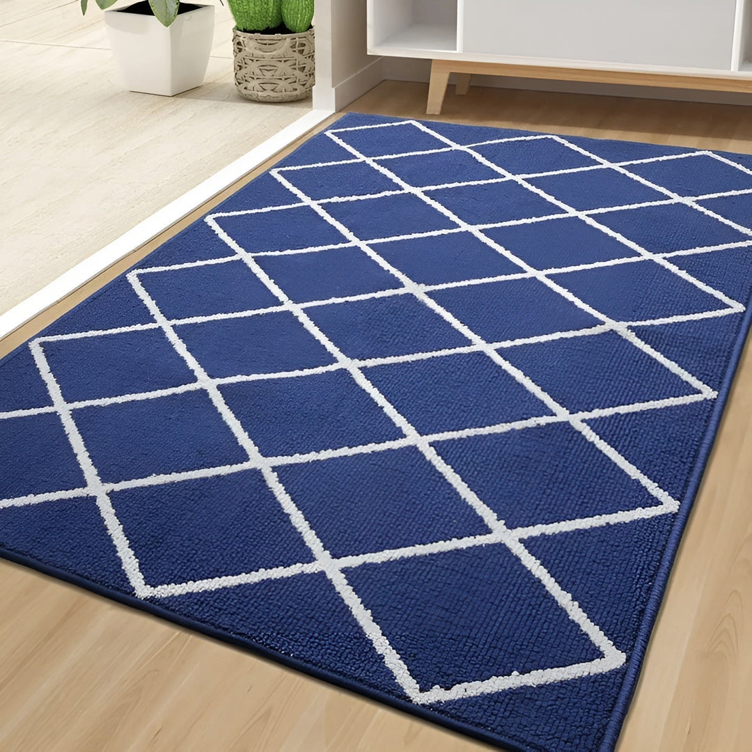 Tapis d'entrée SafeStep | Design à carreaux | Antidérapant & Absorbant | Facile à entretenir | Différentes tailles