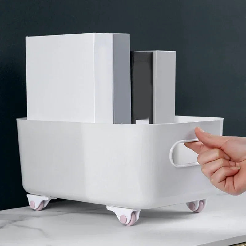 Rollino Roulettes Mini Auto-adhésives | Pivotant à 360° | Forte Capacité de Charge | Utilisation Universelle pour Boîtes & Rangement