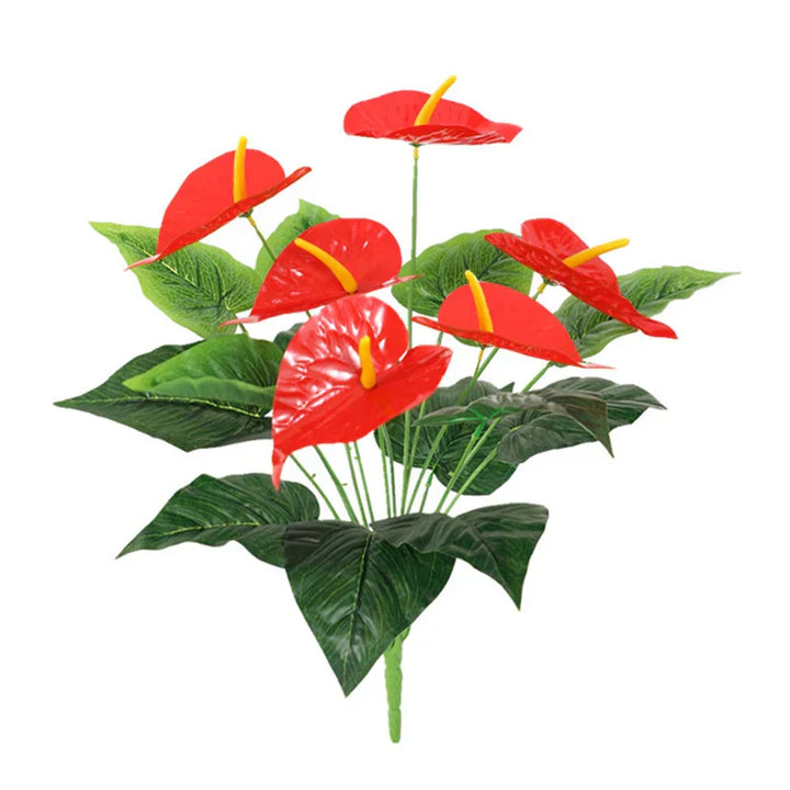 Monstéria | Feuille de Monstera artificielle | 53 cm | Décoration tropicale pour la maison et le jardin