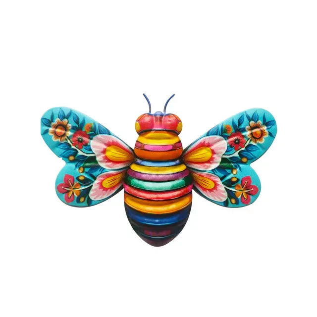 BuzzCharm – Décoration murale en métal abeille !