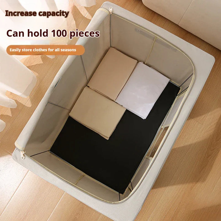 Boîte de rangement pliable | Grande capacité | Vêtements & couvertures