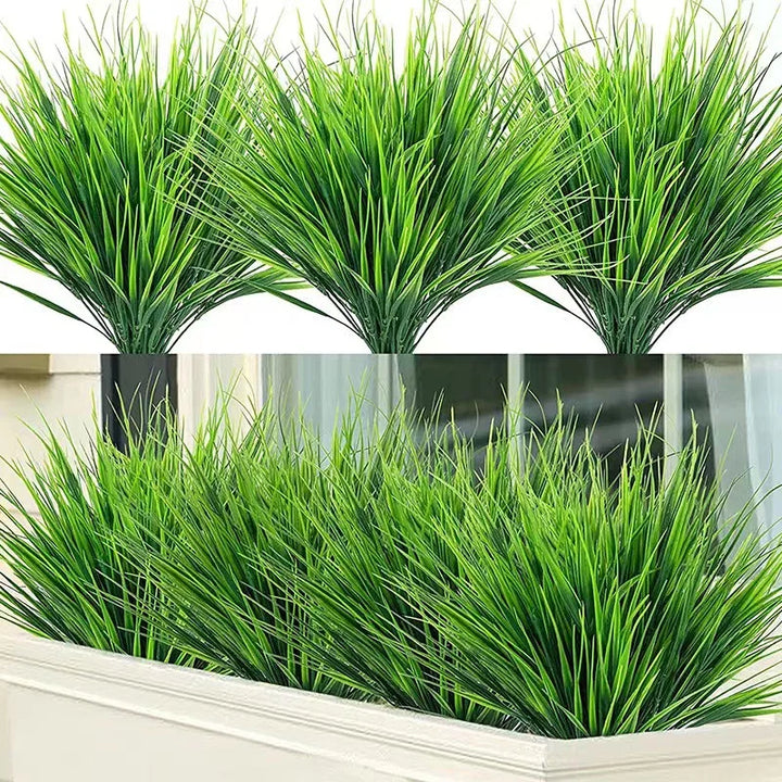 VERDEVA Plantes Vertes Artificielles | Ensemble de 2 | 7 branches par bouquet | Pour décoration intérieure et événements