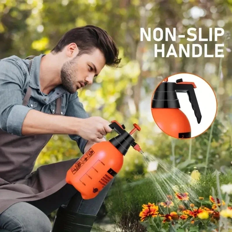 Bouteille de pulvérisation Plantura | Pulvérisateur de jardin de 2L | Buse réglable & Pompe à main | Pour l'entretien des plantes & des fleurs