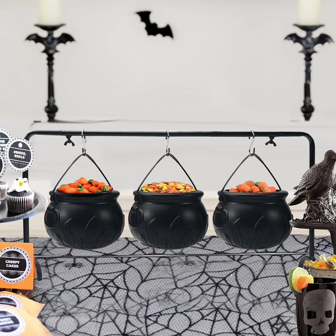 CauldronCharm | Ensemble de bols Halloween Hexenkessel (3 pièces) avec support | Décorations & Vaisselle
