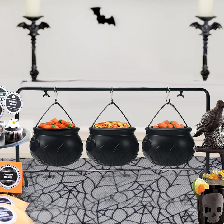 CauldronCharm | Ensemble de bols Halloween Hexenkessel (3 pièces) avec support | Décorations & Vaisselle