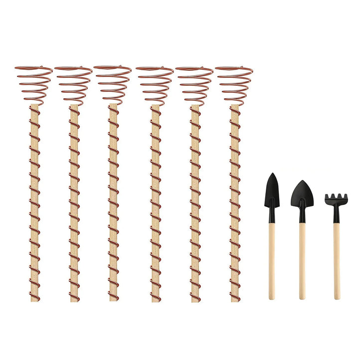 VerdoraFlux Électroculture Antennes de Plantes | Tiges de Croissance en Cuivre pour Jardins & Plantes en Pot | Promotion de la Croissance des Plantes sans Engrais